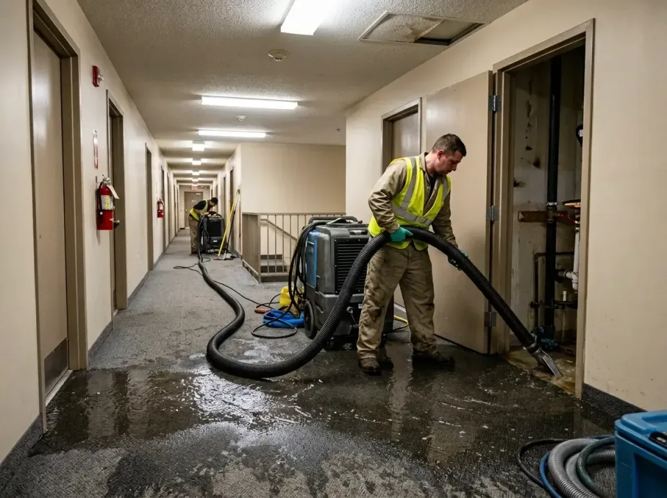multi-unit-apartment-hallway-f-005 — frequently asked questions, Emergency Burst Pipe Water Extraction & Removal in Clintonv…